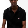 Tommy Jeans Pulover polo cu mâneci scurte la pantaloni scurți Tommy Jeans Pulover polo cu mâneci scurte la pantaloni scurți