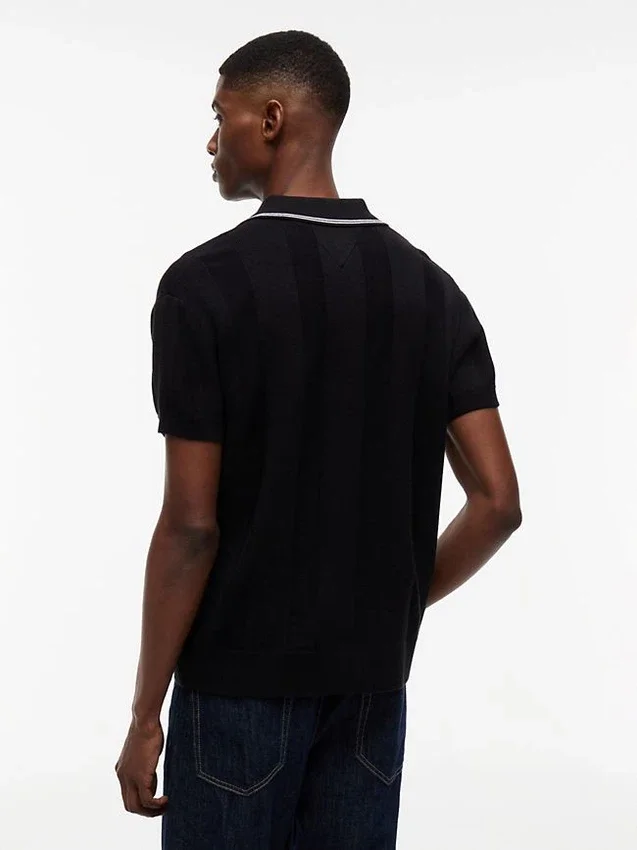 Tommy Jeans Pulover polo cu mâneci scurte la pantaloni scurți Tommy Jeans Pulover polo cu mâneci scurte la pantaloni scurți