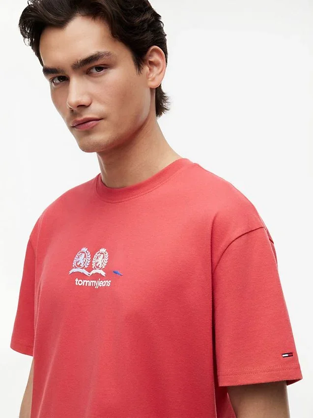 Tommy Jeans Tricou cu logo multi-crest Tommy Jeans Tricou cu logo multi-crest