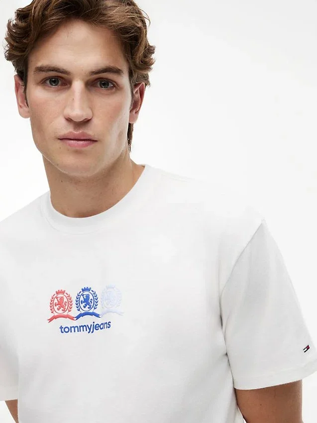 Tommy Jeans Tricou cu logo multi-crest Tommy Jeans Tricou cu logo multi-crest