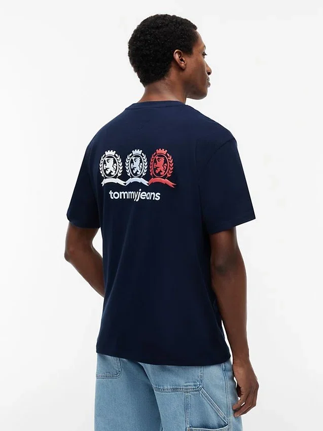 Tommy Jeans Tricou cu logo multi-crest Tommy Jeans Tricou cu logo multi-crest