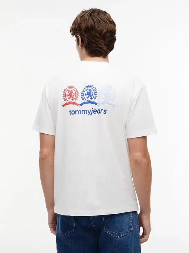Tommy Jeans Tricou cu logo multi-crest Tommy Jeans Tricou cu logo multi-crest