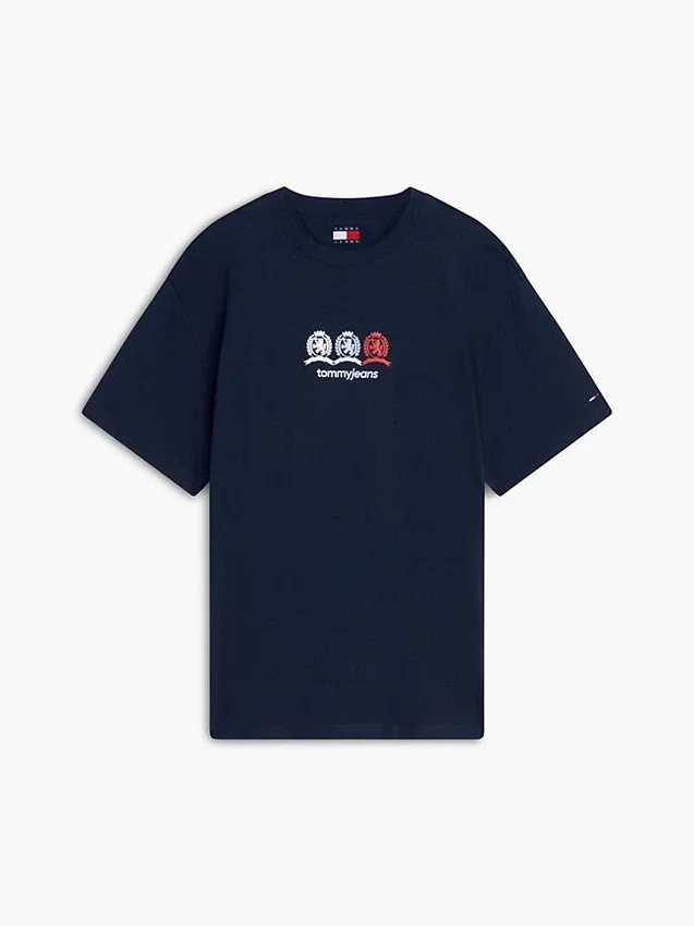 Tommy Jeans Tricou cu logo multi-crest Tommy Jeans Tricou cu logo multi-crest