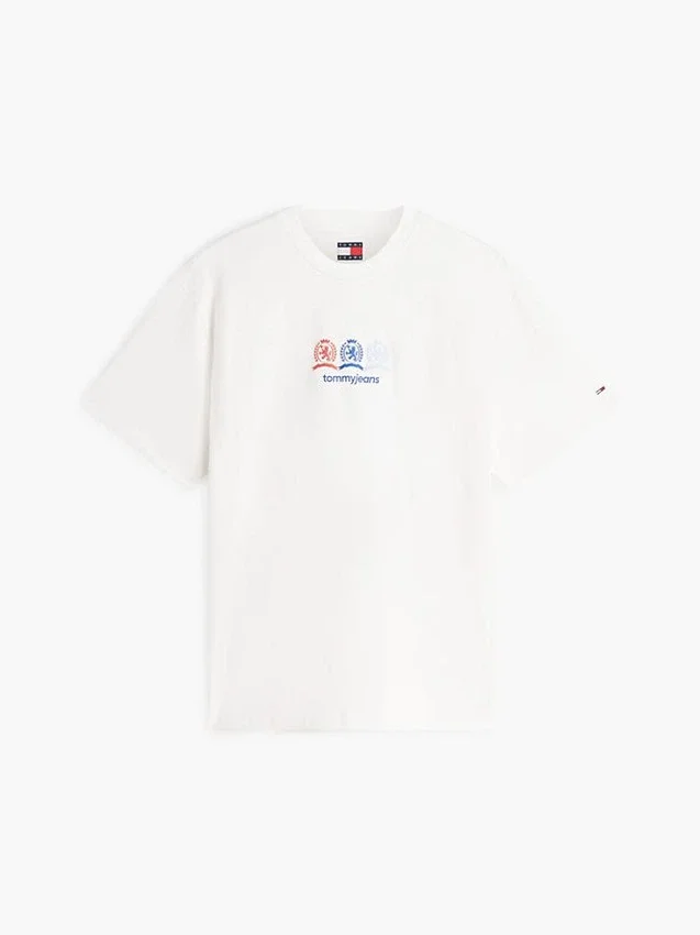Tommy Jeans Tricou cu logo multi-crest Tommy Jeans Tricou cu logo multi-crest