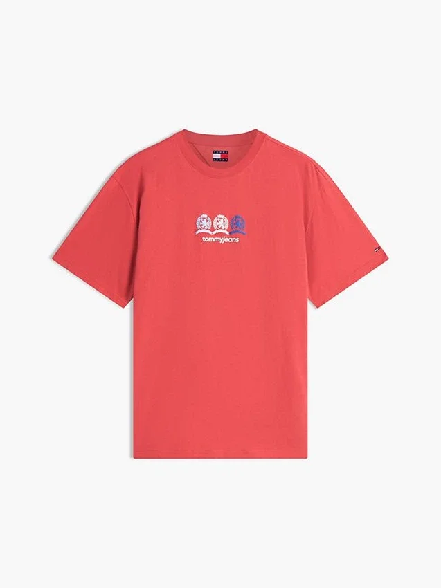 Tommy Jeans Tricou cu logo multi-crest Tommy Jeans Tricou cu logo multi-crest