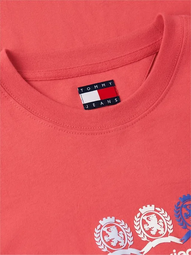 Tommy Jeans Tricou cu logo multi-crest Tommy Jeans Tricou cu logo multi-crest