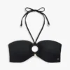 Top de bikini bandeau cu inel O