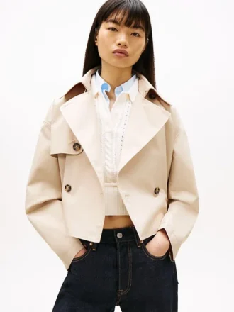 Trench impermeabil Tommy Jeans Trench impermeabil Tommy Jeans