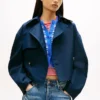 Trench impermeabil Tommy Jeans Blugi Trench impermeabil Tommy Jeans Blugi