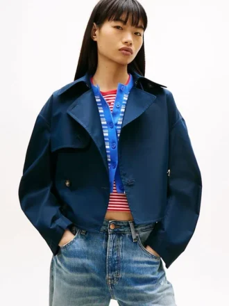 Trench impermeabil Tommy Jeans Blugi Trench impermeabil Tommy Jeans Blugi