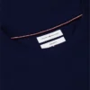 Tricou cu buzunar cu dungi pe piept Tricou cu buzunar cu dungi pe piept