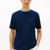 Tricou cu buzunar din material frotir
