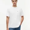 Tricou cu buzunar din material frotir