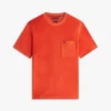 Tricou cu buzunar din material frotir