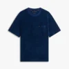 Tricou cu buzunar din material frotir