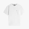 Tricou cu buzunar din material frotir