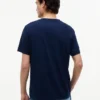 Tricou cu buzunar și logo floral