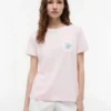 Tricou cu buzunar și monogramă brodată Tricou cu buzunar și monogramă brodată