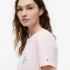 Tricou cu buzunar și monogramă brodată Tricou cu buzunar și monogramă brodată