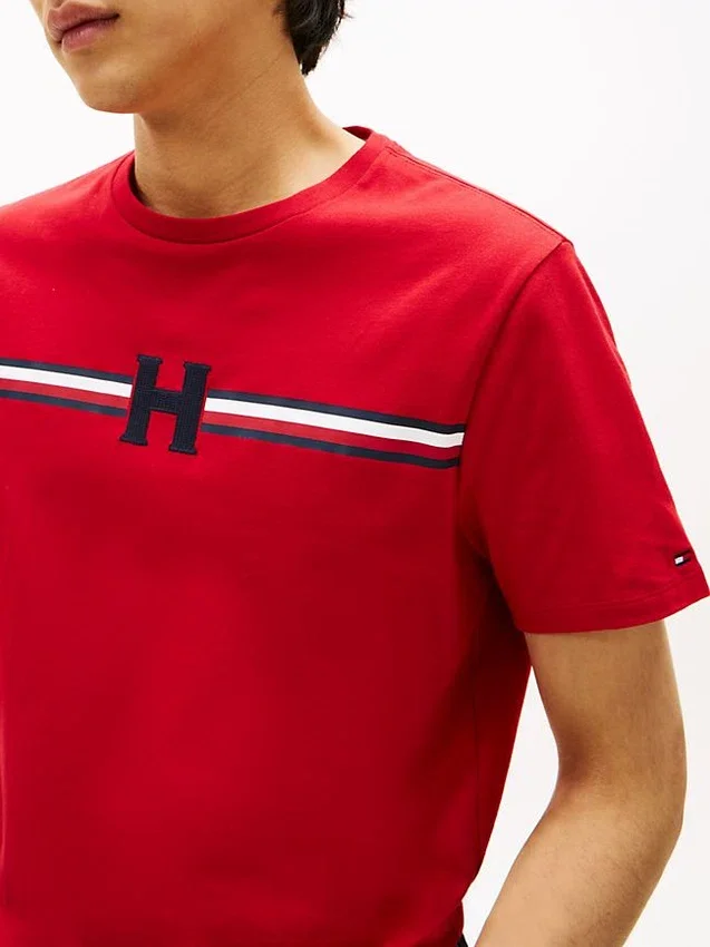 Tricou cu dungi H Tricou cu dungi H