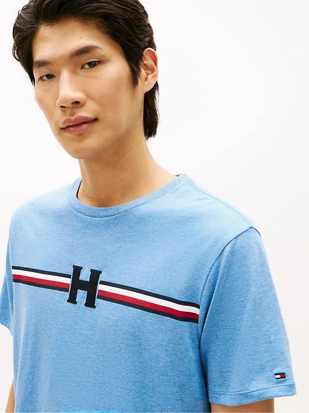 Tricou cu dungi H Tricou cu dungi H