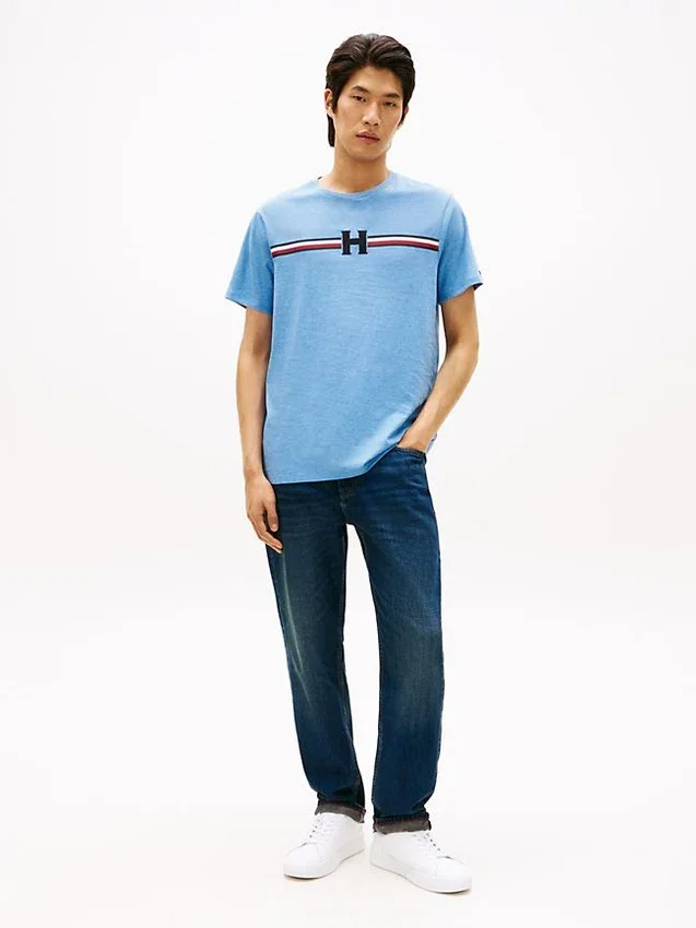 Tricou cu dungi H Tricou cu dungi H