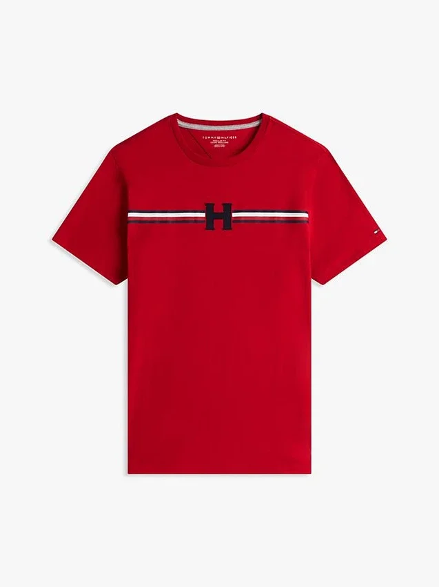 Tricou cu dungi H Tricou cu dungi H