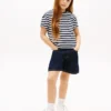 Tricou cu dungi și buzunar pentru copii Tricou cu dungi și buzunar pentru copii