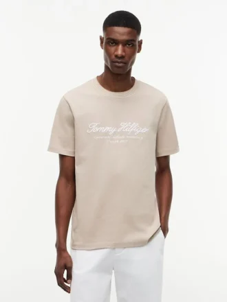 Tricou cu dungi și logo nautic