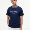 Tricou cu dungi și logo nautic Tricou cu dungi și logo nautic