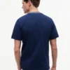 Tricou cu dungi și logo nautic Tricou cu dungi și logo nautic