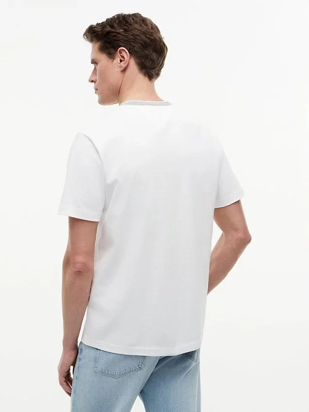 Tricou cu dungi și logo nautic Tricou cu dungi și logo nautic