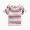 Tricou cu dungi și nasturi aurii Tricou cu dungi și nasturi aurii