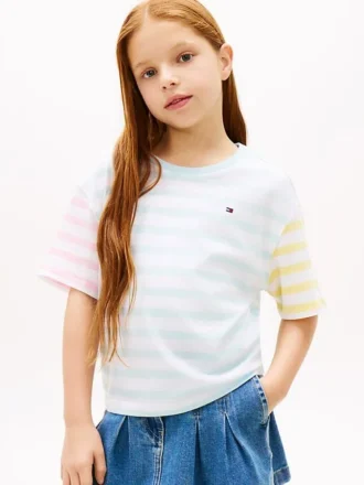 Tricou cu dungi mixte pentru copii
