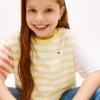Tricou cu dungi mixte pentru copii Tricou cu dungi mixte pentru copii