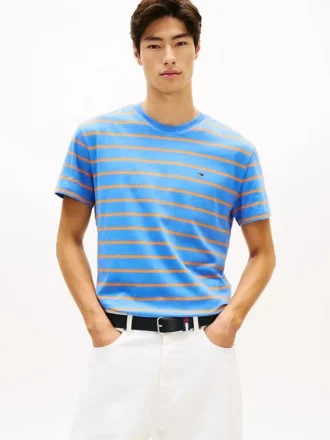 Tricou cu dungi Tommy Jeans