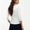 Tricou cu guler barcă și croială slim Tricou cu guler barcă și croială slim