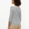 Tricou cu guler barcă și croială slim Tricou cu guler barcă și croială slim
