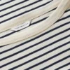 Tricou cu guler în formă de barcă și nasturi aurii, în stil nautic Tricou cu guler în formă de barcă și nasturi aurii, în stil nautic