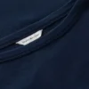Tricou cu guler în formă de barcă și nasturi aurii, în stil nautic Tricou cu guler în formă de barcă și nasturi aurii, în stil nautic