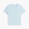 Tricou cu guler rotund din amestec de in Tricou cu guler rotund din amestec de in
