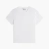 Tricou cu guler rotund din amestec de in Tricou cu guler rotund din amestec de in
