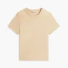 Tricou cu guler rotund din amestec de in Tricou cu guler rotund din amestec de in