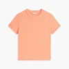 Tricou cu guler rotund din amestec de in Tricou cu guler rotund din amestec de in