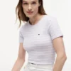Tricou cu guler rotund și dungi Favorite Tricou cu guler rotund și dungi Favorite