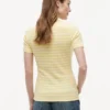 Tricou cu guler rotund și dungi Favorite