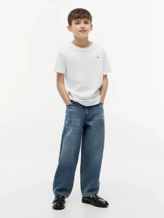 Tricou cu guler rotund pentru copii