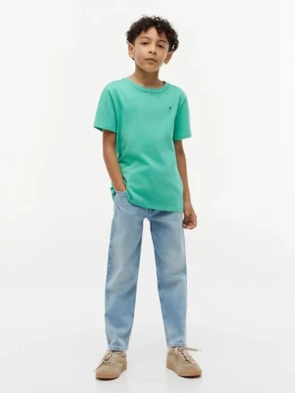 Tricou cu guler rotund pentru copii
