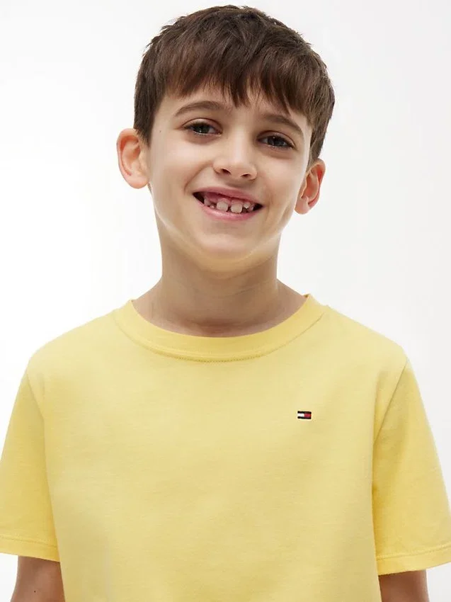 Tricou cu guler rotund pentru copii Tricou cu guler rotund pentru copii