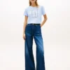 Tricou cu imprimeu cu barcă cu pânze Tricou cu imprimeu cu barcă cu pânze
